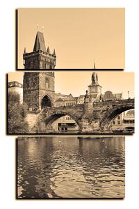 Obraz na plátne - Karlov most v Prahe - obdĺžnik 7259FC (120x80 cm)