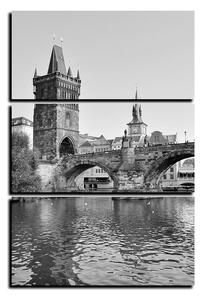 Obraz na plátne - Karlov most v Prahe - obdĺžnik 7259QB (90x60 cm )