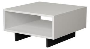 Dizajnový konferenčný stolík Eirian 60 cm biely