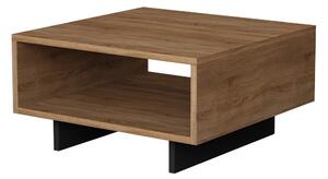 Dizajnový konferenčný stolík Eirian 60 cm vzor dub