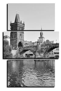 Obraz na plátne - Karlov most v Prahe - obdĺžnik 7259QC (105x70 cm)