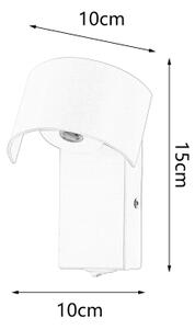 Brilagi - LED Nástenná lampa VASTO LED/3W/230V hnedá