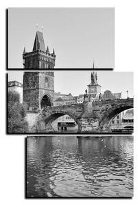 Obraz na plátne - Karlov most v Prahe - obdĺžnik 7259QD (90x60 cm)
