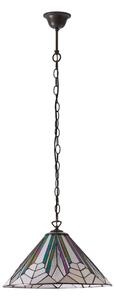 Endon 63937 - Luster na reťazi Tiffany ASTORIA 1xE27/60W/230V pr. 40 cm