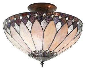 Endon 63978 - Prisadené stropné svietidlo Tiffany BROOKLYN 3xE27/60W/230V, priemer 40 cm
