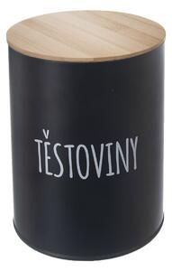 Dóza Těstoviny BLACK pr. 13 cm