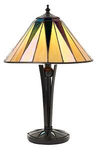 Endon 70367 - Stolná lampa Tiffany DARK STAR 1xE14/40W/230V, priemer 30 cm