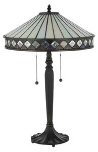 Endon 70935 - Stolová lampa Tiffany FARGO 2xE27/60W/230V priemer 41,5 cm