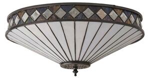 Endon 64145 - Stropné svietidlo Tiffany FARGO 2xE27/60W/230V pr. 41,5 cm
