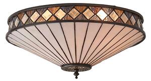Endon 64145 - Stropné svietidlo Tiffany FARGO 2xE27/60W/230V pr. 41,5 cm