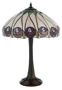 Endon 64177 - Stolná lampa Tiffany HUTCHINSON 1xE27/60W/230V pr. 40 cm