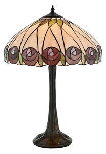 Endon 64177 - Stolná lampa Tiffany HUTCHINSON 1xE27/60W/230V pr. 40 cm