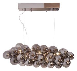 ByRydens 4200880-4505 - Luster na lanku GROSS BAR 8xG9/5W/230V dymová/čierna