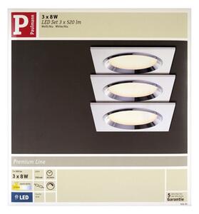 Paulmann 92695 - SADA 3xLED/8W stmievateľné podhľadové svietidlo DICE 230V