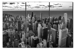 Obraz na plátne - Mrakodrapy v Chicagu 1268QB (90x60 cm )