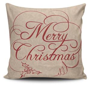 Hanah Home Vianočný dekoračný vankúš KALA 43x43 cm béžový