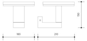 LED Vonkajšie nástenné svietidlo BARI LED/10W/230V 4000K IP54 antracit