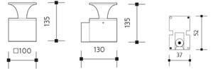 LED Vonkajšie nástenné svietidlo ORNELA LED/6W/230V 3000K IP54 antracit