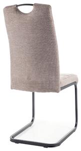 Jedálenská stolička OXU béžová/čierna