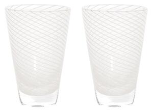 Pohár Yuka Swirl Glass Clear 250 ml - set 2 ks