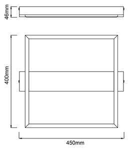Brilliant-LED Stmievateľné stropné svietidlo LONEOS LED/24W/230V-