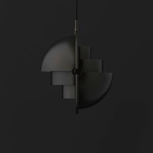 Závesné svietidlo GUBI Multi-Lite, Ø 36 cm, čierna/čierna