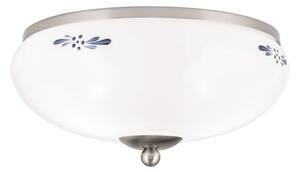 Orion DL 7-673 - Stropné svietidlo LANDHAUS 2xE27/60W/230V pr. 28 cm matný chróm/biela