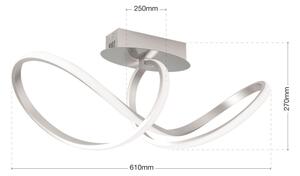 Orion DL 7-694 - LED Stmievateľný prisadený luster CIRCUS LED/30W/230V matný chróm