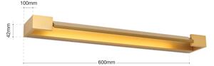Orion Soff 3-480 - LED Osvetlenie zrkadla MARILYN LED/18W/230V 60 cm IP44 zlatá