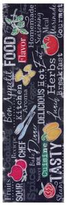 Hanse Home Collection koberce Behúň Cook & Clean 105730 Black Multicolored - 50x150 cm