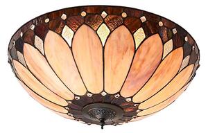 Endon 63973 - Stropné svietidlo Tiffany BROOKLYN 2xE14/60W/230V priemer 50 cm