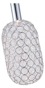 LED Luster na lanku PERFORATO LED/6,3W/230V 3000K lesklý chróm pr. 13 cm