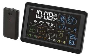 Meteostanica s LCD displejom GoSmart 230V/3xAAA Wi-Fi Tuya čierna
