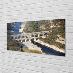 Nástenný panel  rieka Rím Akvadukty 100x50 cm