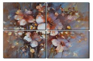 Obraz na plátne - Kvet mandlí, reprodukcia ručnej maľby 1273E (150x100 cm)