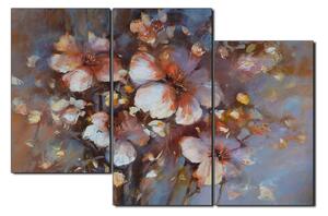 Obraz na plátne - Kvet mandlí, reprodukcia ručnej maľby 1273D (90x60 cm)