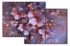 Obraz na plátne - Kvet mandlí, reprodukcia ručnej maľby 1273FD (120x80 cm)