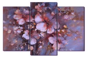 Obraz na plátne - Kvet mandlí, reprodukcia ručnej maľby 1273FC (120x80 cm)