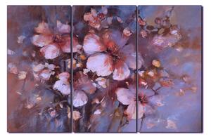Obraz na plátne - Kvet mandlí, reprodukcia ručnej maľby 1273FB (90x60 cm )