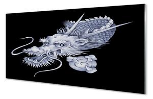Nástenný panel  japonský drak 100x50 cm