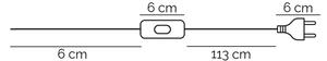 ONLI - Stolná lampa ROSINA 1xE14/6W/230V bronzová
