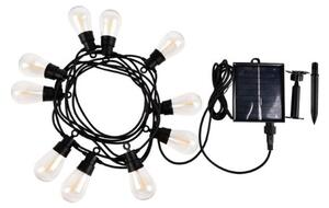 RABALUX 77165 Zirc solárna svetelná reťaz 6,5m LED 3,6W/35lm 2700K IP44 čierna