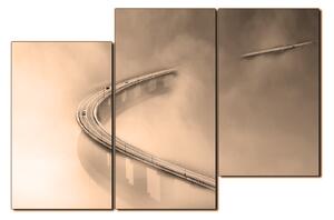 Obraz na plátne - Most v hmle 1275FD (150x100 cm)
