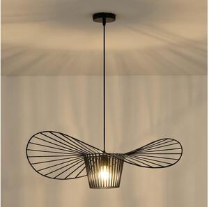 Luster na lanku OGGI 1xE27/40W/230V čierna