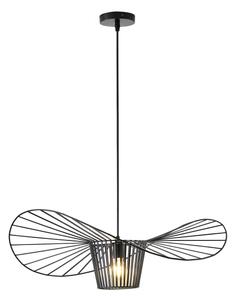 Luster na lanku OGGI 1xE27/40W/230V čierna