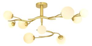 Brilagi - LED Prisadený luster MISTEL 9xG9/3W/230V zlatá/biela