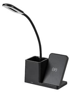 RABALUX 74232 Cerie stolové svietidlo LED 4W/200lm 3000+4000+6500K čierna, biela, bezdrôtové nabíjanie