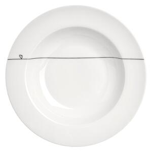 Hlboký tanier SRDIEČKA pr. 22 cm