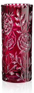 Bohemia Crystal Brúsená váza Ruže 305mm
