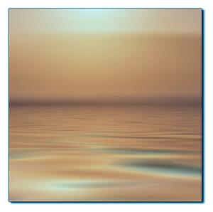 Obraz na plátne - Pokojné more pri západe slnka - štvorec 3280FA (50x50 cm)